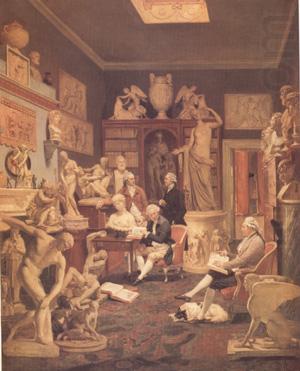 Johann Zoffany Charles Towneley's Library in Park Street (nn03) china oil painting image
